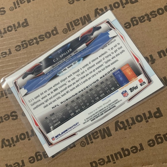 C.J. Spiller โ14 Topps Chrome Card - Picture 5 of 6